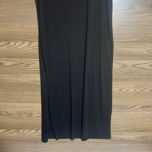 EILEEN FISHER  Sleeveless Shift Dress XL Black Wardrobe Staple - Picture 3 of 10